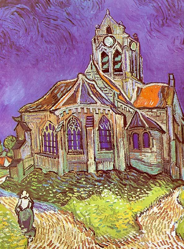 Vincent Van Gogh Church at Auvers china oil painting image